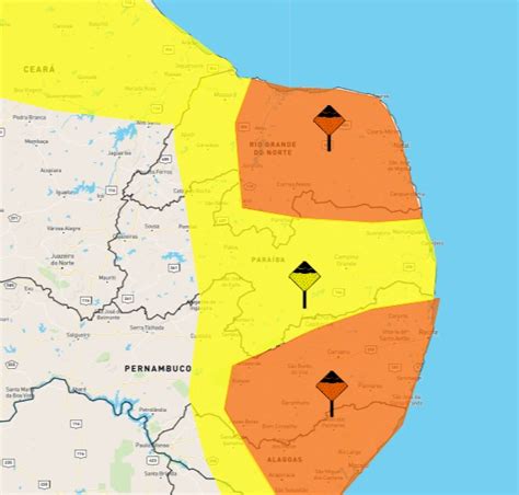 Inmet Emite Três Alertas De Chuvas Para Cidades Da Paraíba Veja Lista