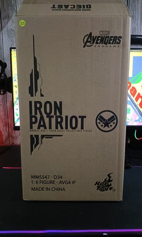 Hot Toys Iron Patriot Endgame Ver Hobbies Toys Toys Games On Carousell