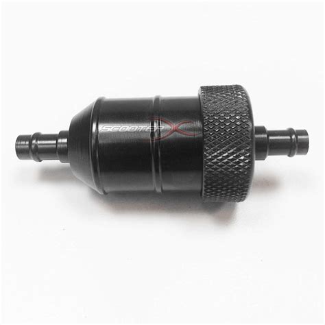 Universal In Line Aluminum Fuel Filter For Scooters Motorcycles Atv