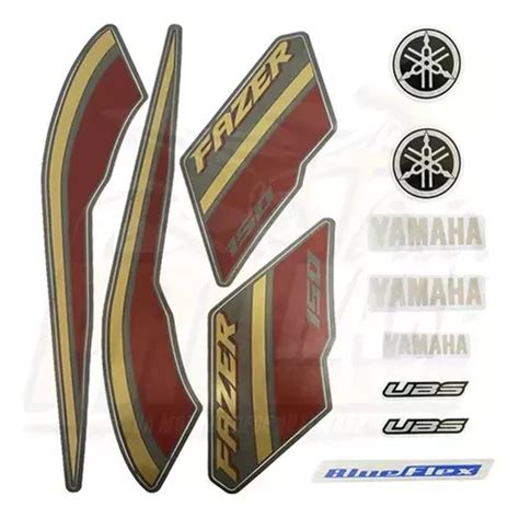 Kit Adesivo Jogo Faixas Yamaha Fazer Sed Mercadolivre