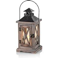 Amazon De Sziqiqi Laterne Kerzenhalter Vintage Windlicht Laterne Holz