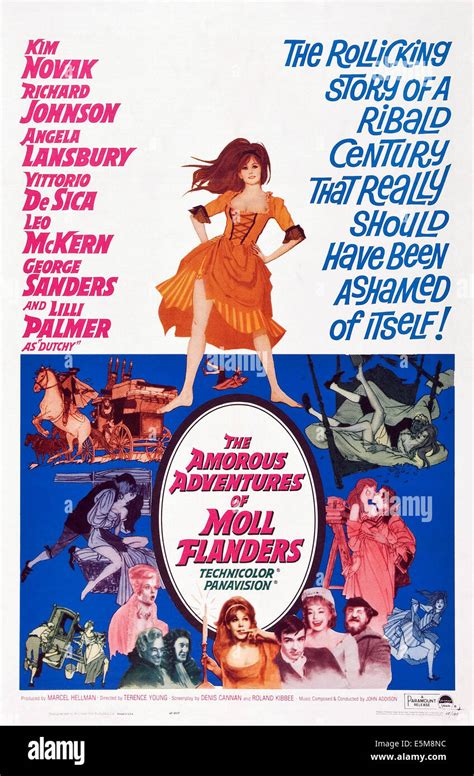 The Amorous Adventures Of Moll Flanders Us Poster Kim Novak Top