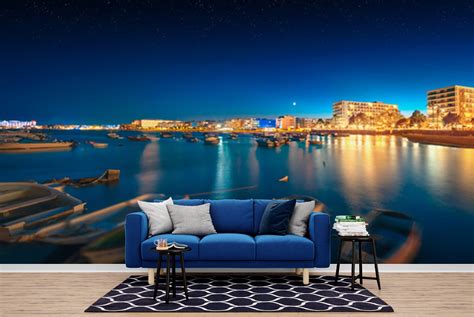 Ibiza Night Wallpaper Wall Mural