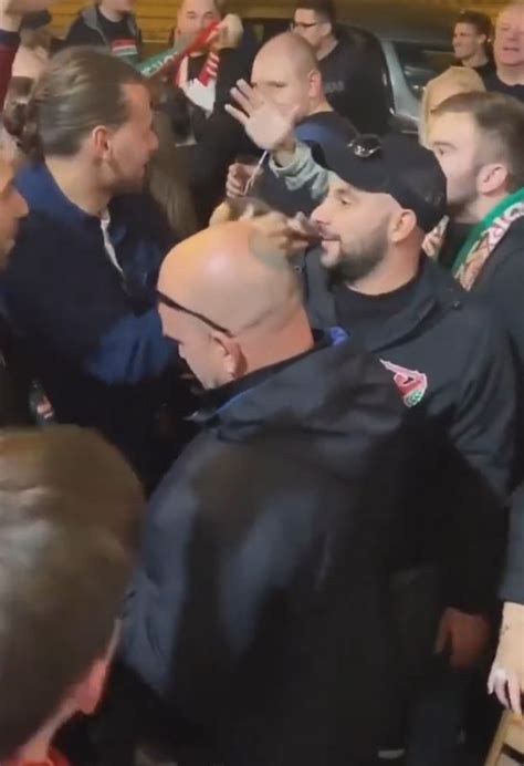 Watch As Hungary Stars Pull Pints And Serve Fans From Behind Bar After