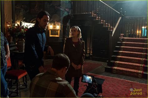 Full Sized Photo Of Chilling Sabrina Bts Featurette 01 Chilling