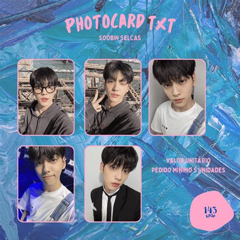 PHOTOCARD TXT TOMORROW X TOGETHER SOOBIN SELCAS Kpop Card Fanmade