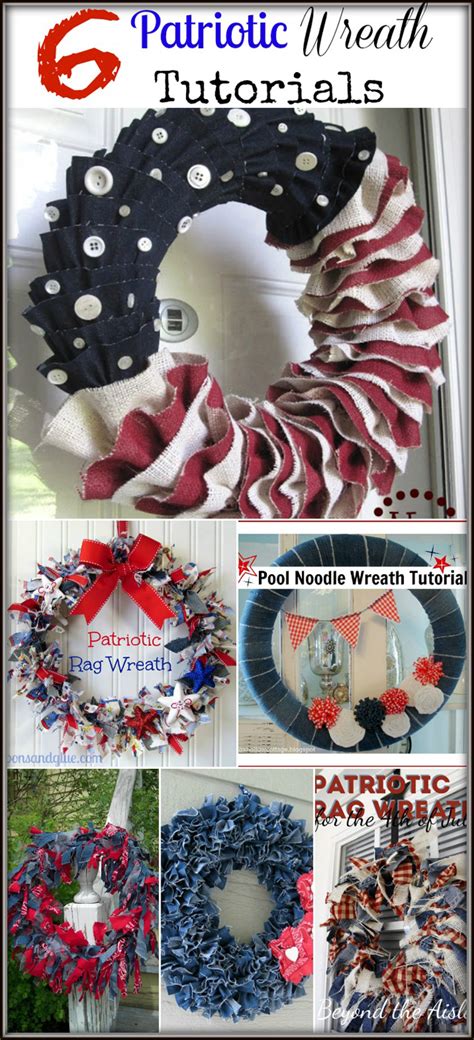 6 Patriotic Wreath Tutorials To Make For The 4th Of July