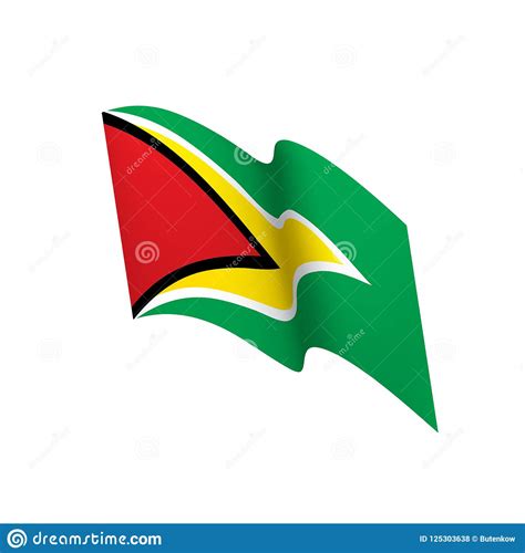 Bandera De Guyana Ejemplo Stock De Ilustraci N Ilustraci N De Mundo