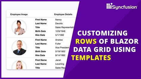 Blazor Datagrid The Ultimate Guide To Customize Rows With Templates