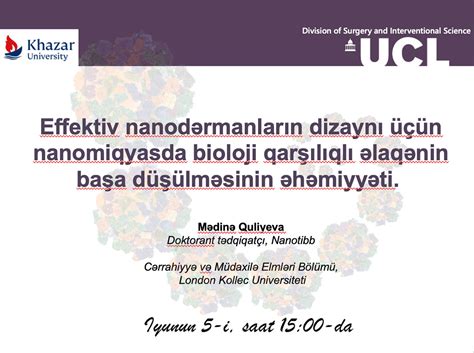 Announcements Khazar University