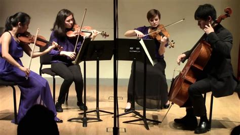 Mendelssohn String Quartet In F Minor Op Th Movement Youtube