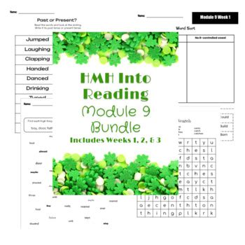 BUNDLE Module 9 Weeks 1 2 3 HMH Into Reading First Grade