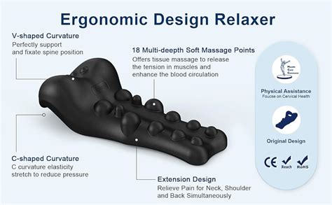 Fanlecy Neck And Shoulder Relaxer With Upper Back Massage Point