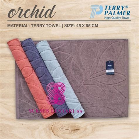 Jual Keset Kaki Handuk Terry Palmer Premium 45 X 65 Orchid Tebal Serap