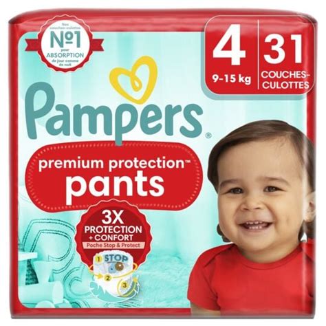 Couches Culottes Premium Protection Pants Taille Kg Kg Pampers