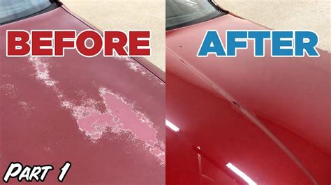 How To Fix Repair Faded Flaking Damaged Clear Coat Paint Part