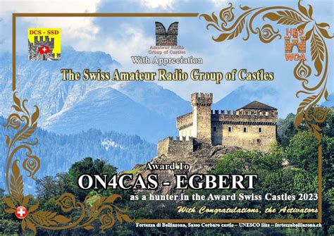 Swiss Castles Award Egbert Hertsen On Cas