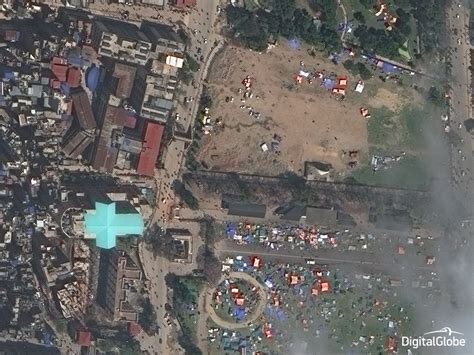 Satellite Images reveal destruction from Nepal Earthquake