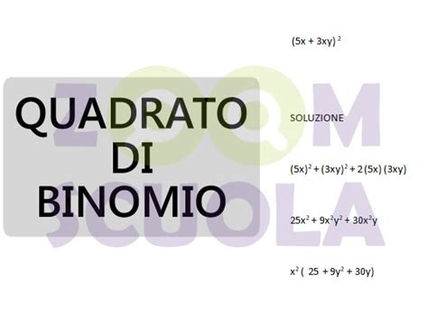 Prodotti Notevoli Esercizi Esempi E Scomposizione Zoom Scuola