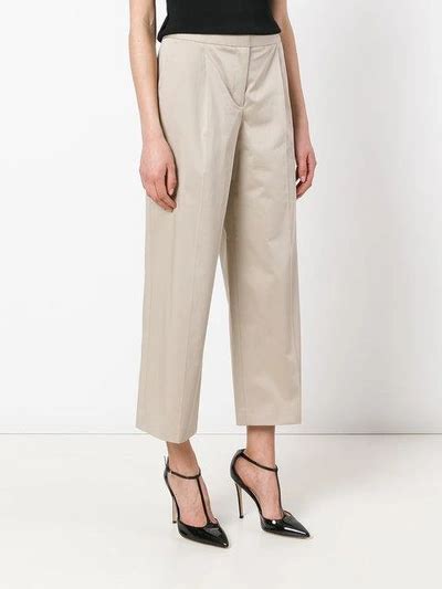 Boutique Moschino Cropped Trousers Modesens