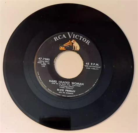 ELVIS PRESLEY HARD HEADED WOMAN DON T ASK ME WHY 45 Rpm 7 Vinyl