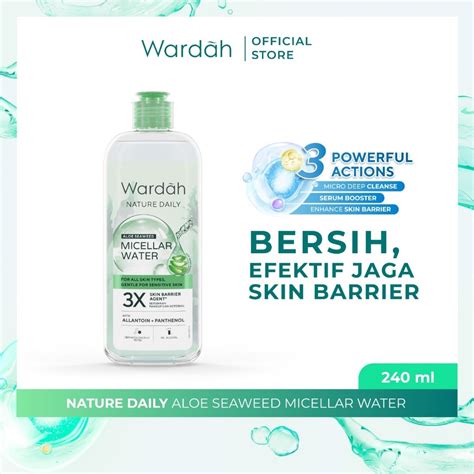 Jual WARDAH Micellar Water All Series 55ml 100ml 105ml 240ml