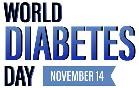 Premium Vector World Diabetes Day Poster Design