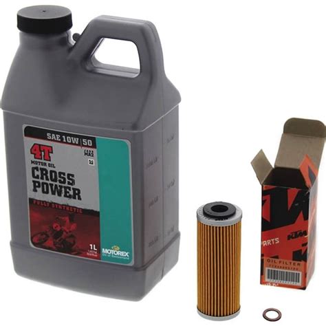 Ktm Motorex Cross Power T W Full Synthetic Oil Change Kit