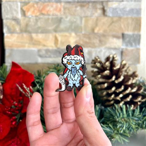 Krampus Enamel Pin Krampus Pin Christmas Pin Enamel Pin Holiday Pin