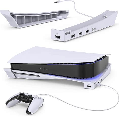 Horizontal Console Stand For Ps Console With Usb Ports Upgraded