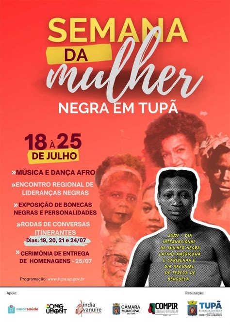 Semana da Mulher Negra começa nesta terça feira 18 evento aberto