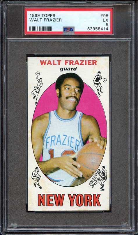 Lot Detail 1969 TOPPS 98 WALT FRAZIER PSA EX 5