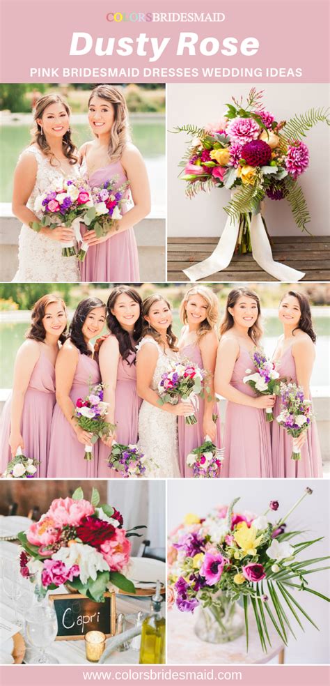 All 20 Dusty Rose Wedding Color Palettes Colorsbridesmaid