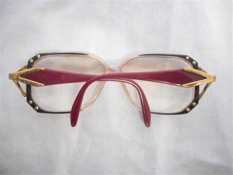 Vintage Silhouette Spx M 1762 80s Oversized Maroon Eyeglasses Etsy