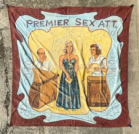 Circus Banner Premier Sex Auction