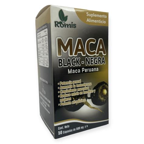 Maca Negra C Psulas