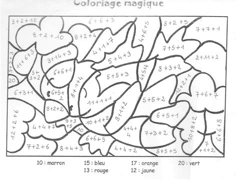 Coloriage Magique Ce1 Soustraction Ce2 Coloriage204 Cp Retenue Magiques