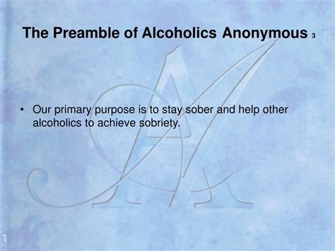 Ppt Alcoholics Anonymous For The Professional Powerpoint Presentation Id 150942