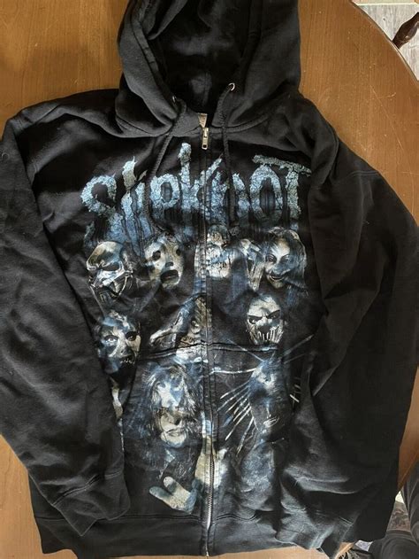 Slipknot Zip Up Hoodie All Hope Is Gone Full Sweatshirt Large L Rare