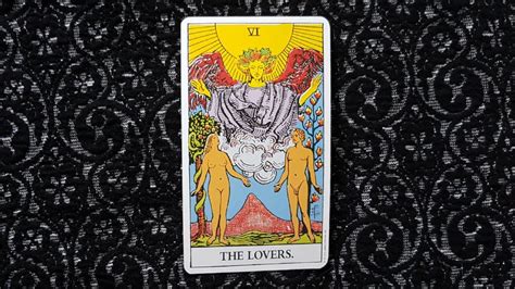 The Lovers Tarot Card From The Rider Waite Deck YouTube