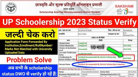 Up Scholarship Latest News Today Up Scholarship Today News Up