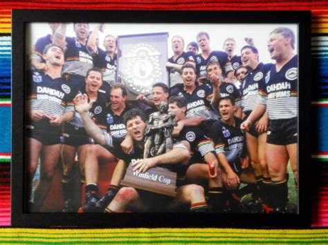 Framed 1991 Penrith Panthers Nrl Premiers Poster 45cm X 32cm X 3cm Ebay