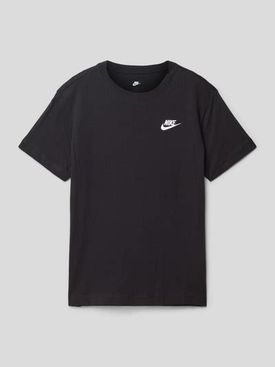 Kup Online Nike T Shirt Z Wyhaftowanym Logo Czarny