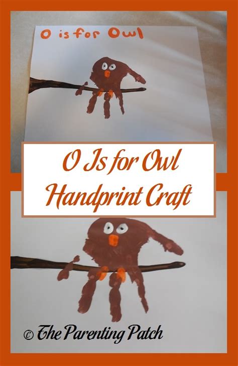 O Is for Owl Handprint Craft | Parenting Patch