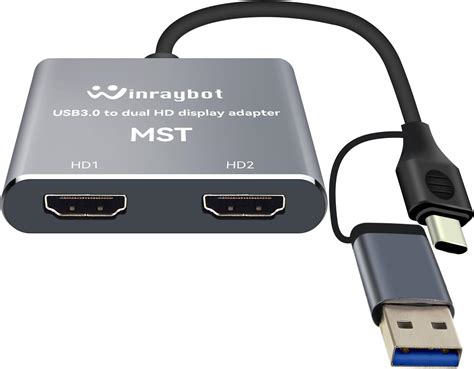 Amazon Usb To Hdmi Adapter For Monitors Usb To Dual Hdmi