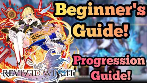 Revived Witch Beginner S Guide Progression Guide Youtube