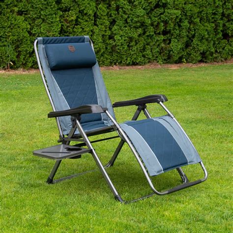 Timber Ridge Zero Gravity Chair Oversized Recliner Padded Folding Patio