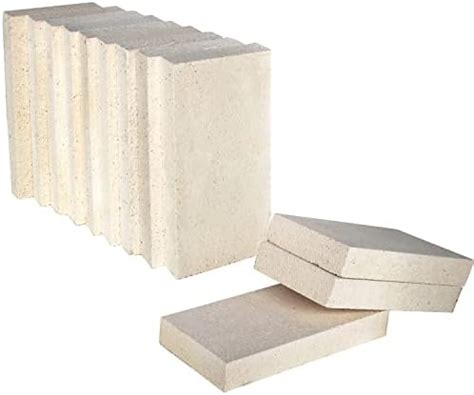 Amazon.com : 6PCS Fire Brick, Fire Bricks for Wood Stove, Size 9" X 4-1/2" X 1-1/4", Wood Stove ...