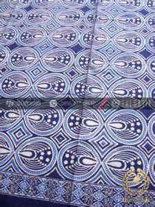 Jual Kain Batik Seragam Pekalongan Motif Kontemporer Biru THEBATIK