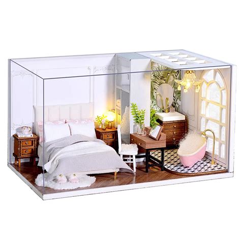 Buy Spilay Dollhouse Miniature With Furniture Diy Wooden Dollhouse Kit